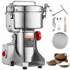 VEVOR elektrische Getreidemühle Hochgeschwindigkeits-Gewürzmühle 2 kg 3400 W, Pulverisiermaschine aus Edelstahl, für trockene Körner Gewürze Müsli Kaffee Mais Pfeffer, Schwenktyp 24 x 23 x 38 cm