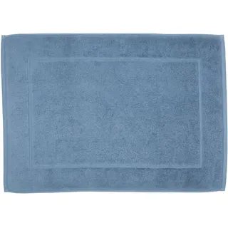 Framsohn 2er Set: Zwirnfrottier Badematte "Easy" in Niagarablau (L) 70 x (B) 50 cm | Gr.: onesize