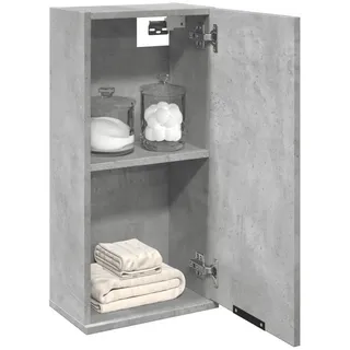 vidaXL Wand-Badschrank Betongrau 32x20x67 cm