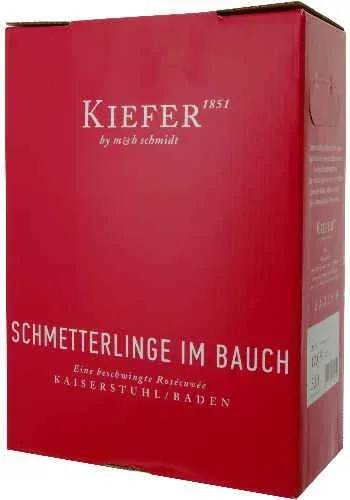 Weingut Friedrich Kiefer  Kiefer Schmetterlinge im Bauch Bag in Box Cabernet Mitos,Carbernet Carol,Dornfelder,Spätburgunder Deutschland