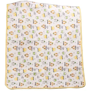 Irypulse Urin-Pad, Große Größe Waterproof Windel Wickelauflage, Baby Bett Wetting Pee Pad, Matratzen-Blatt-Schutz für Kinder, Waschbar Wiederverwendbar für Travel Kinderwagen - Gelb