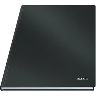 Leitz Notizbuch kariert Schwarz