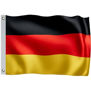 monzana MONZANA® Flagge 150x90cm Metallösen strapazierfähig Fahne 100% Polyester Garten Outdoor Indoor Länder doppelt umsäumte Kanten Pflegeleicht