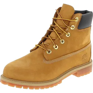 Timberland 6 in Premium Waterproof Boot wheat Nubuck), 32 EU