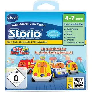 Vtech Storio 2 Lernspiel Tut Tut Baby Flitzer - Buchstabenstadt (80-232504)