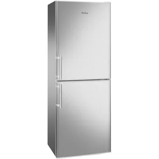 Amica KGC 384 111 Kühl-Gefrierkombination (138 l, 1480 mm hoch, Edelstahl)