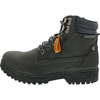 Dockers by Gerli Herren Combat Boots, Männer Stiefeletten,halbstiefel,Kurzstiefel,uebergangsschuhe,uebergangsstiefel,Asphalt,42 EU - 42
