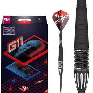 Target Darts Phil Taylor Gen 11 Power 9- Swiss Point Steeldarts, 95% Tungsten Raw Power G11, 26G | Generation 11 Phil Taylor Darts, Spieler Edition Swiss Points Darts, Profi Dart Set
