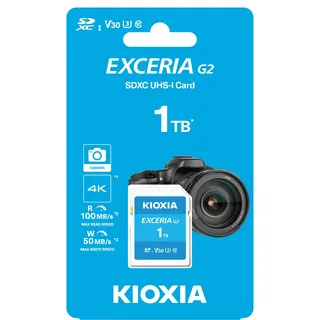 KIOXIA Exceria G2 SD Card 1TB LNEX2L001TG4
