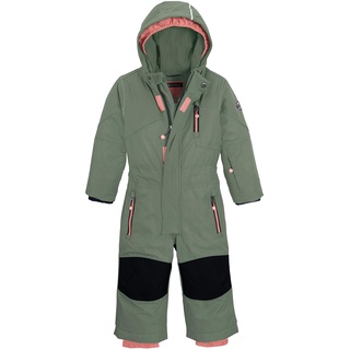 KILLTEC Kesley Mini Skioverall/Schneeanzug mit Kapuze und Schneefang, hell blaugrün, 86/92