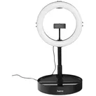 Hama Smartphone-Halter LED-Ringleuchte "SpotLight FoldUp 102 II"  (Schwarz)