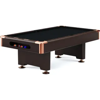 Automaten Hoffmann Billardtisch Club Pro III Dekor Nussbaum Simonis 860, Black, 8 ft (Spielfeld bunt No Size