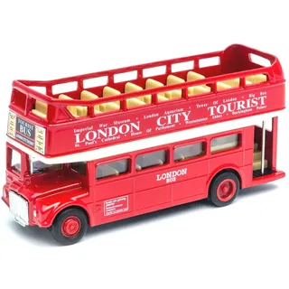 Peterkin 8410 12,7 cm Bus Offenes Londoner Busfahrzeug, rot, M