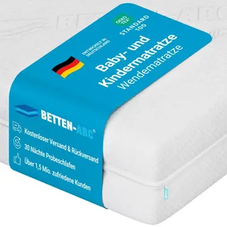 Betten-ABC Kindermatratze mit Trittkante 60 x 120 cm inkl. Bezug