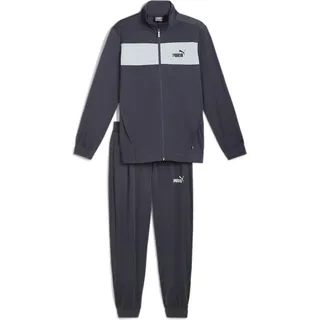 Puma Herren Sportanzug Poly Suit cl, Größe S in Grau Galactic Gray