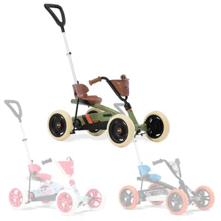 Berg Toys BERG Buzzy 2-in-1 incl. Schubstange, Gokart mit Freilauf, Tretfahrzeug, Kinderfahrzeug mit Handbremse, Tretfahrzeug mit hohem Sicherheitstandard, gokart ab 2 Jahre