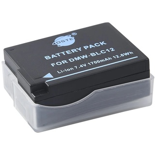 DSTE DMW-BLC12E DMW-BLC12 Ersatz Batterie Akku Kompatibel mit Panasonic Lumix DMC-G5 DMC-G6 DMC-G7 DMC-GH2 DMC-FZ200 DMC-FZ200GK DMC-FZ1000