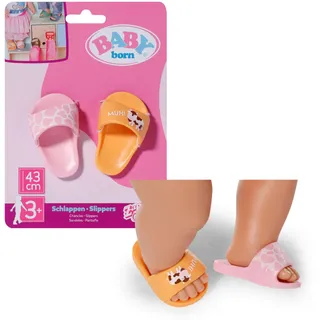 Zapf BABY born Badeschlappen 43cm Puppen, 836811 Zapf Creation