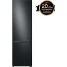 Samsung Bespoke Kühl-Gefrierkombination, 203 cm mit Twin Cooling PlusTM, Metal Cooling und AI Energy Mode, EEK: B, 387 L Black