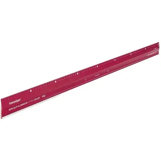 transotype® transotype Schneidelineal PRO rot, 80 cm,