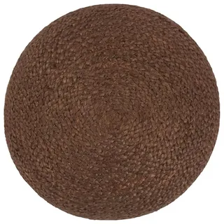 vidaXL Handgefertigter Sitzpuff Braun 40 x 45 cm Jute