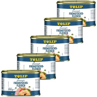TULIP Wurstkonserve Frühstücksfleisch 200g Original Dänische Delikatesse in Konservendose, 200 g, Frühstücksfleisch