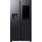 SAMSUNG RS90F66BEFEF RS97F Side-by-Side (614 l, E, 1780 mm hoch, Premium Black Steel)