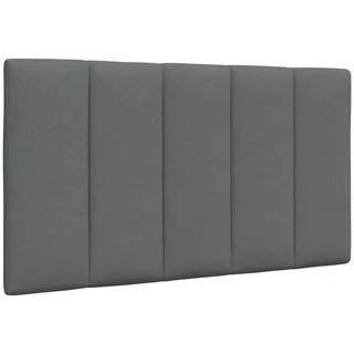 vidaXL Kopfteil-Kissen \"Hanko\" Dunkelgrau 90 cm Stoff