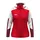 Kapuzenjacke Damen rot/weiß/dunkelrot S
