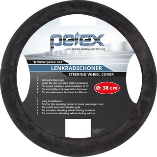 PETEX Design 1108 Lenkradbezug Schwarz 36 - 38cm