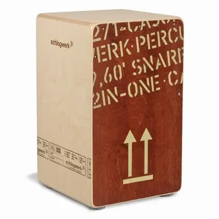 Schlagwerk CP404RED Cajon 2inOne Red, Größe: L