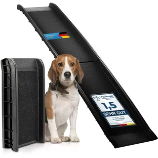 all Pets United® Hunderampe klappbar Hundetreppe Hunde- & Katzentreppe Rampe Einstiegshilfe für Kofferraum Haustiertreppe für Große & Kleine Tiere (Hunderampe)