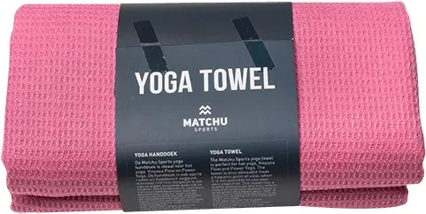 Matchu Sports Yoga handtuch - Elegantes rosa