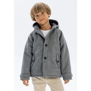 MINOTI Wintermantel Gefütterte Jacke (9m-8y) grau 74-80cm
