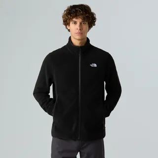 The North Face Herren Glacier Fleece Jacke (Größe S, schwarz)