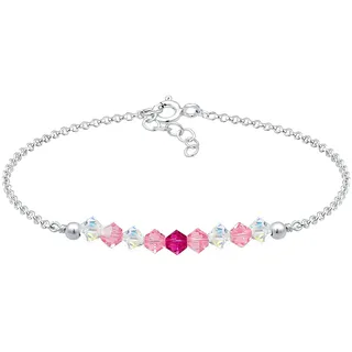 Elli Kinder Beads Kristalle 925er Silber Pink Damen