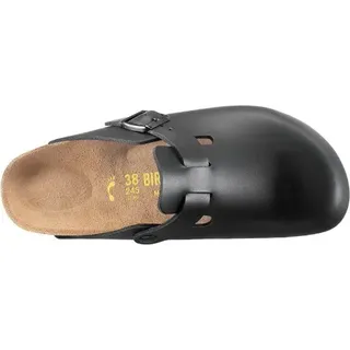 Birkenstock Boston Naturleder schmal schwarz 41