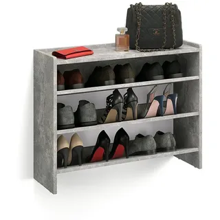 komto Elexis 80 x 25 x 60 cm grau / grau