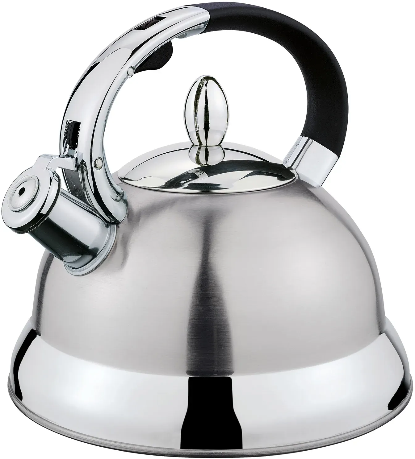 CILIO Wasserkessel CONTE mit Flöte Edelstahl 2,7 Liter Induktion