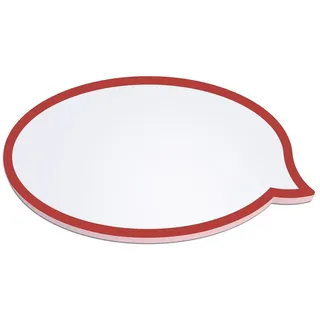 Maul Moderationskarten Sprechblasen 110x190mm weiß VE=50 Stück