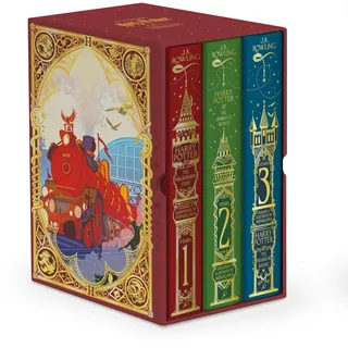 Bloomsbury UK Harry Potter 1-3 Box Set: MinaLima Edition (Harry Potter (english), 1)