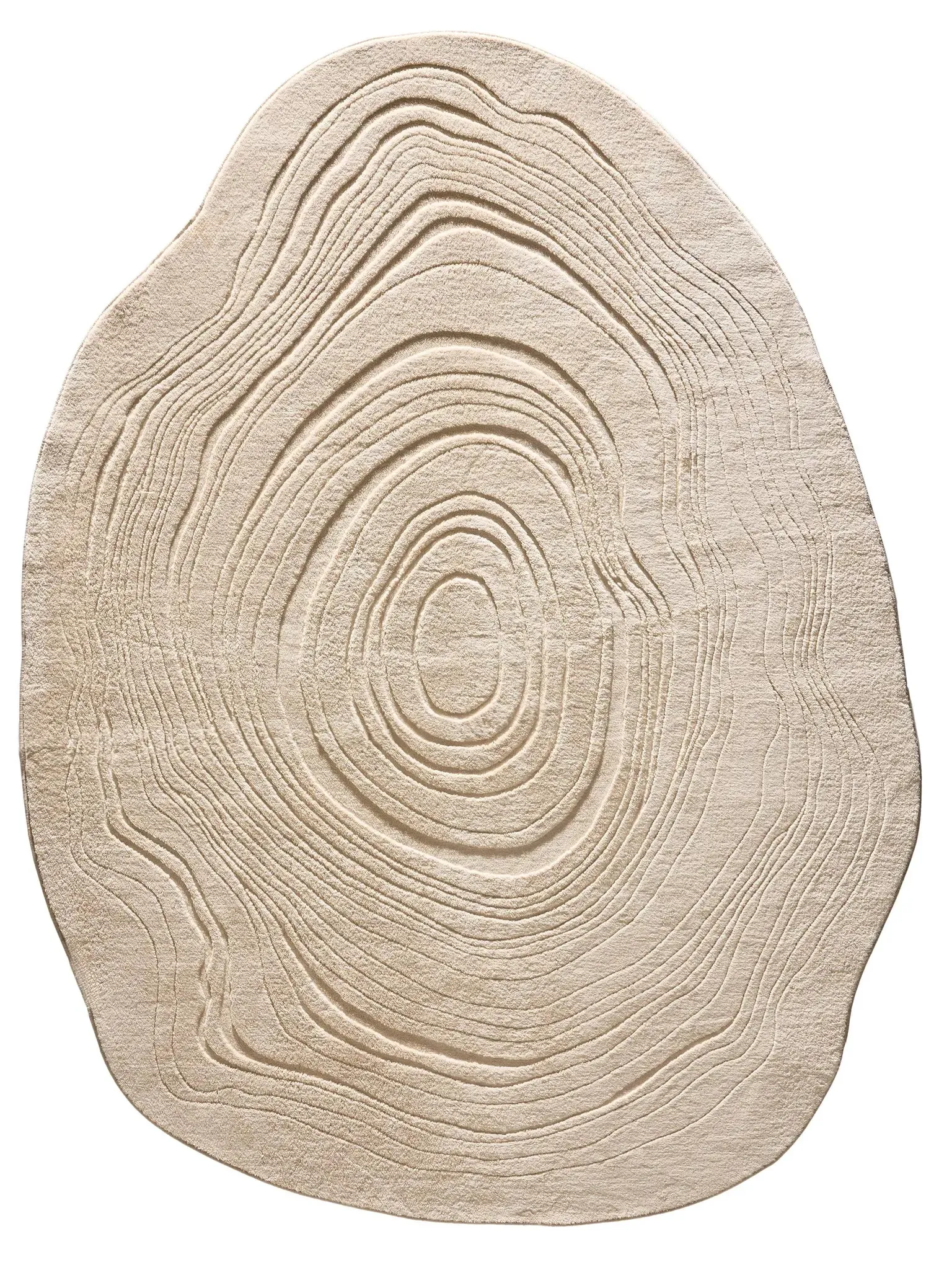 benuta Pop Waschbarer Kurzflor Teppich Pam Beige 120x160 cm - Moderner Kurzflor-Teppich für Wohnzimmer