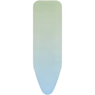 Brabantia Bügelbrettbezug B 124 x 38 cm – Soothing Sea | Oberschicht 100% Baumwolle, 2 mm Schaumstoffpolsterung | Perfekt für Bügelbretter der Größe B | Langlebig, waschbar, leicht aufzuziehen