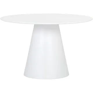 Mid.you Esstisch, Weiß, Holzwerkstoff, rund, rund, 120x76x120 cm, Esszimmer, Tische, Esstische