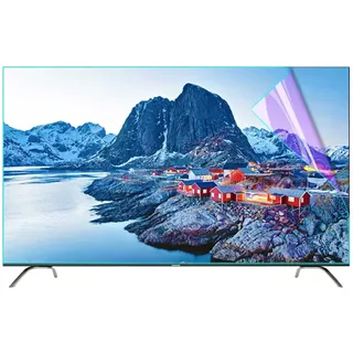 JQZWXX 43/55/60/65 Zoll Blaulichtfilter TV Displayschutzfolie, Blendfreier Augenschutz, Kratzfeste, Matte Folie Für Samsung/Hisense/Lg/Sony, Anti-UV Monitorschutzfolie / 55in1221x689mm