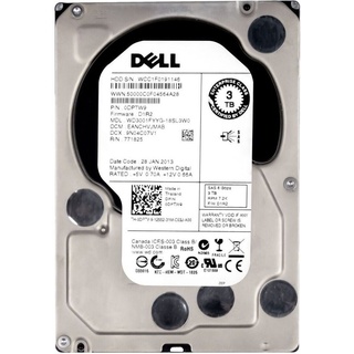 FESTPLATTE DELL 0DPTW9 DPTW9 3TB 7200U/min 32MB CACHE SAS-2 WD3001FYYG 3.5" Zoll