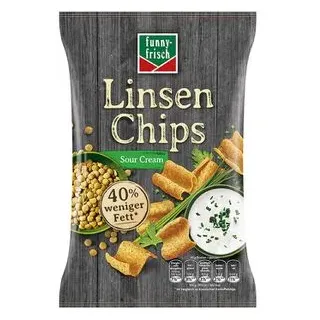 Funny-Frisch Linsen Chips Sour Cream Style, - 90.0 g