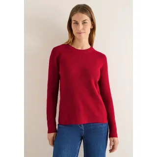 Cecil Pullover mit Strukturdetails' Rot | Gr.: S