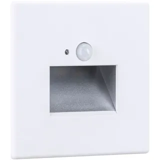 Paulmann LED Wandeinbauleuchte Edge Quadro eckig 80x42mm 1,2W 25lm 230V 2700K Weiß