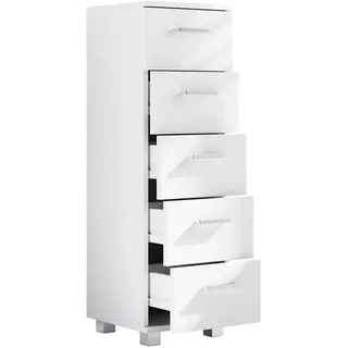 VCM Highboard Zalo M ca. 30x94x30 cm Weiß